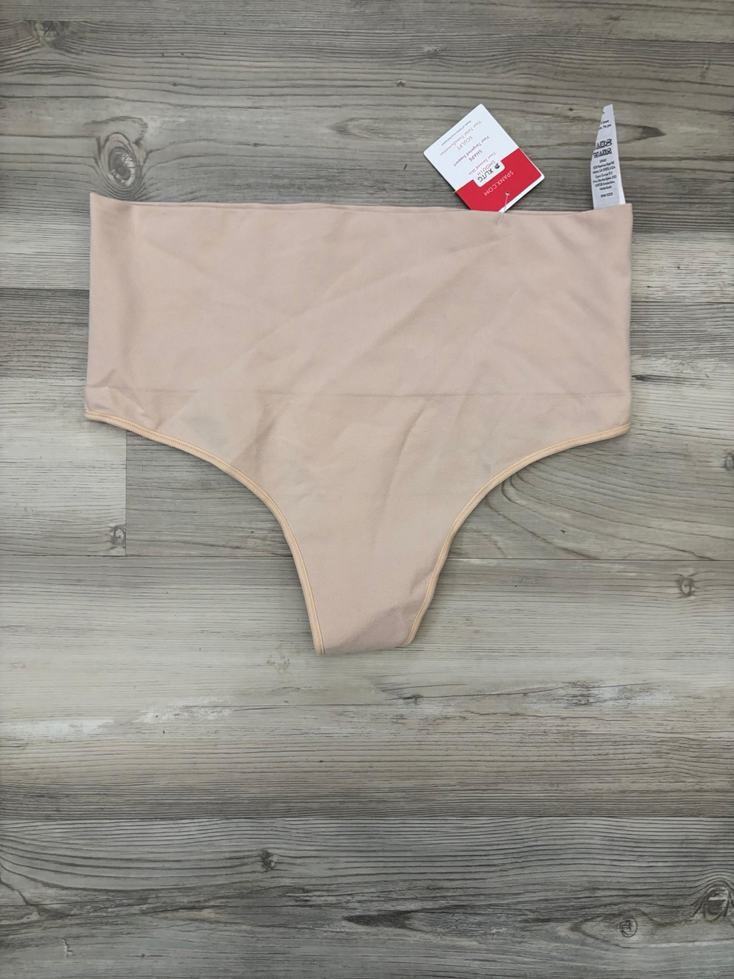 Spanx NWT Size XL Everyday Shaping Comfortable Nude color thong shapewear.