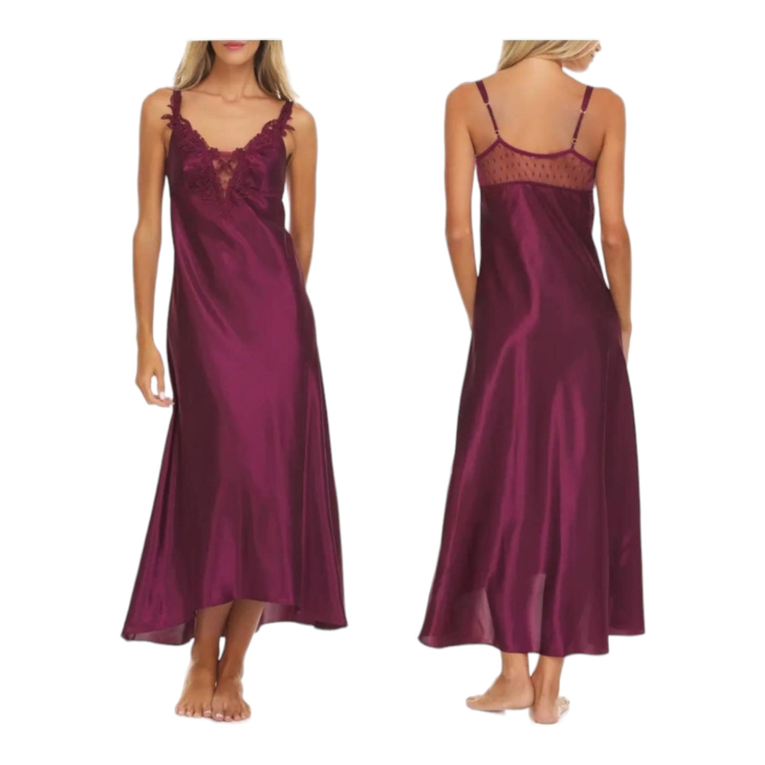 Flora by Flora Nikrooz Women's Stella Gown Maroon size medium