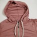 Vuori Halo Performance Hoodie XS Full Zip Pockets Drawcord Stretch Blush Pink