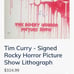 Tim Curry signed rocky horror Lithograph