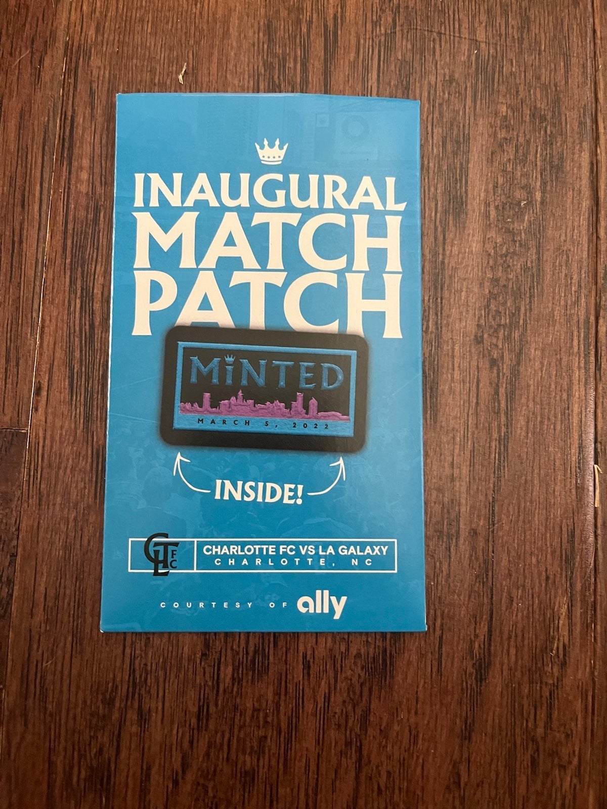 4 Charlotte FC Inaugural Match Patches