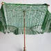 Mint Lace w/ Green Beads Tassel Fringer Parasol