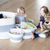 3pc EXTRA Large Blanket Basket for Nursery or Living Room - Woven Cotton Rope La