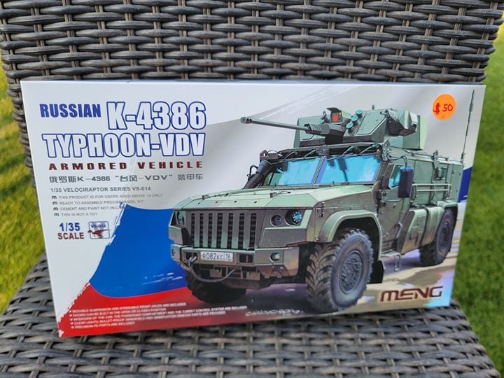 MENG Russian K-4386 Typhoon-VDV Armored Vehicle Tank Model Kits UNASSEMBLED/ALL