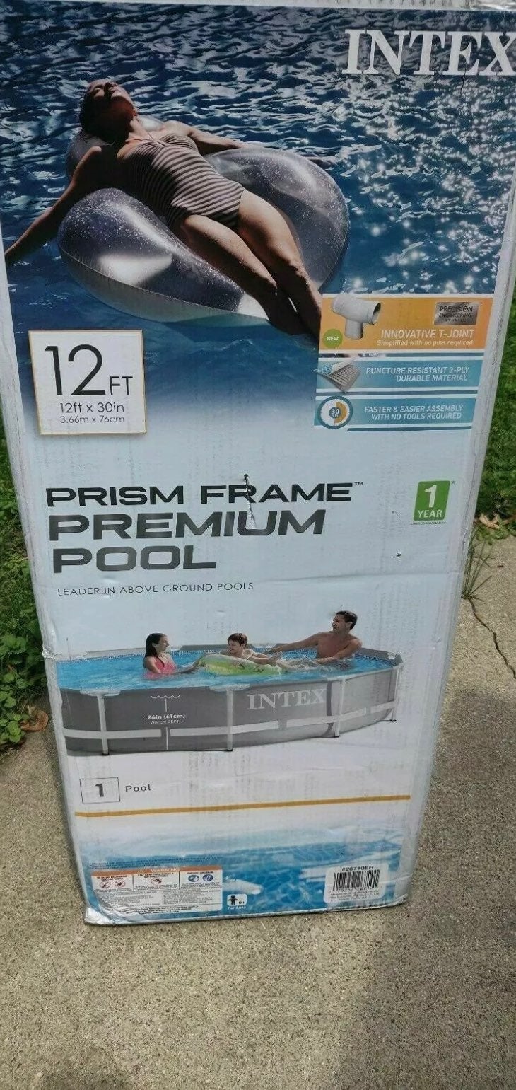 intex pool (no pump) 12 foot pool