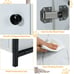 Enclosure Hidden Litter Furniture Cabinet with 2-Tier Storage Shelf L4