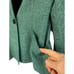 Vintage 80s Chad Stevens Green Womens Blazer & Skirt Set Size 10 USA 7787