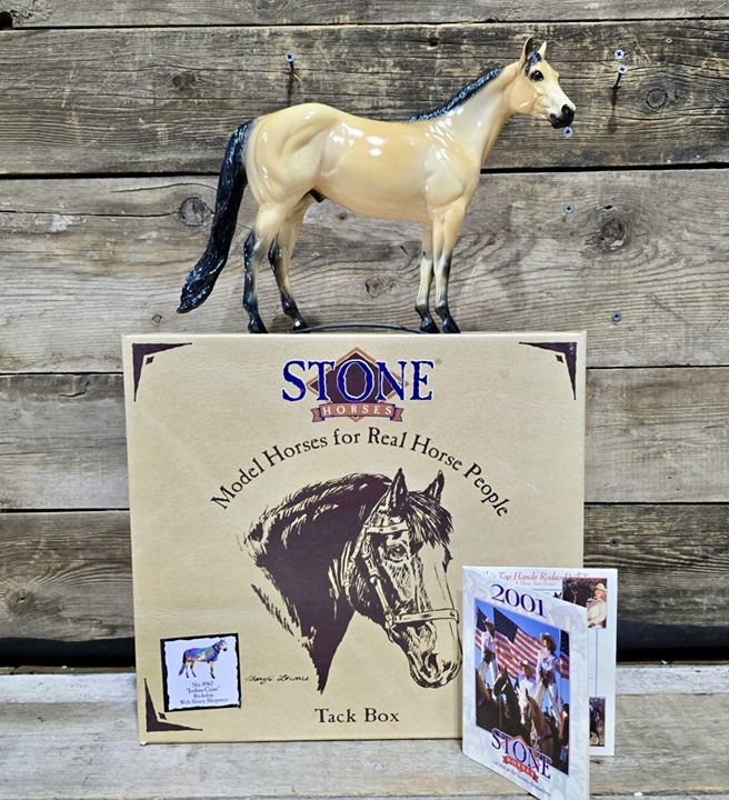 Stone Horses, No. 0967 Joshua Caine Buckskin with Sleazy Sleepwear, In Box