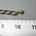 Trifari Cream White Enamel Necklace Vintage Collar Choker Twisted Gold Tone 18