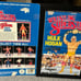 Wwf ljn hulk hogan Wrestling Superstars Titan Sports Cardback and framed POSTER