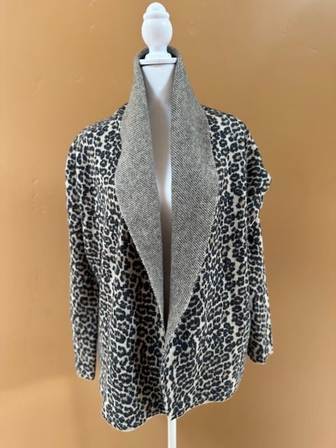 Leopard Print Cardigan