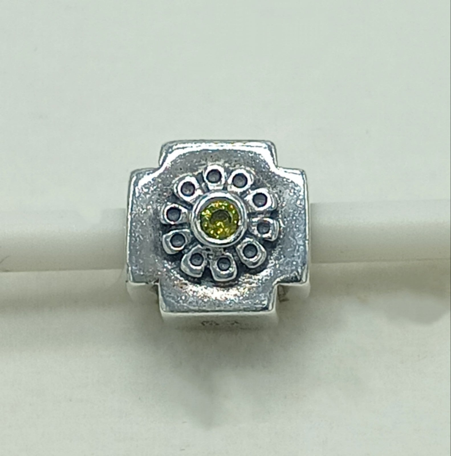 Authentic Cathedral Ceiling w/green Pandora Charm