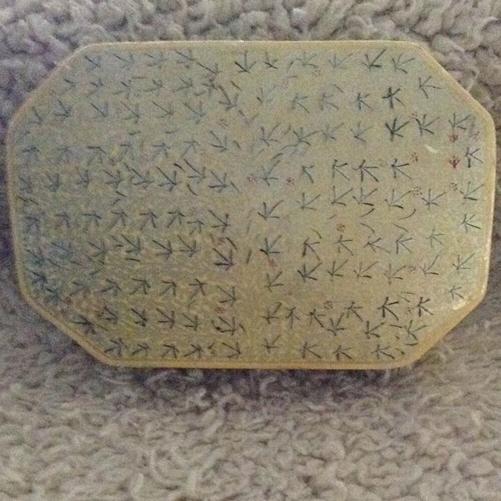 VINTAGE Hand Painted SM Jewelry Box, Asian Flair, Collectible, Kashmir, Wood,