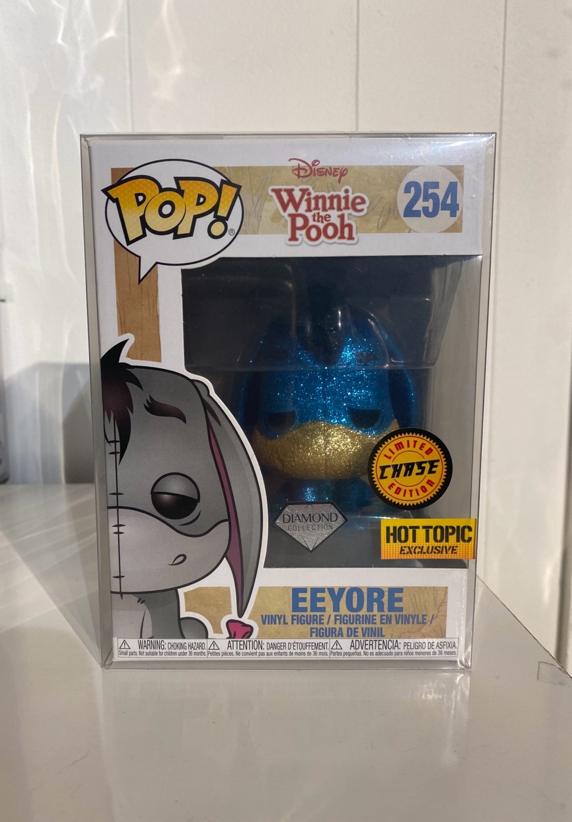 Funko Pop Eeyore 254 Winnie the Pooh Chase Limited Edition Diamond Collection HT