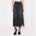 NWT✨ Jackie Cross Over Maxi Skirt in Black Denim SIZE 30 MSRP 265