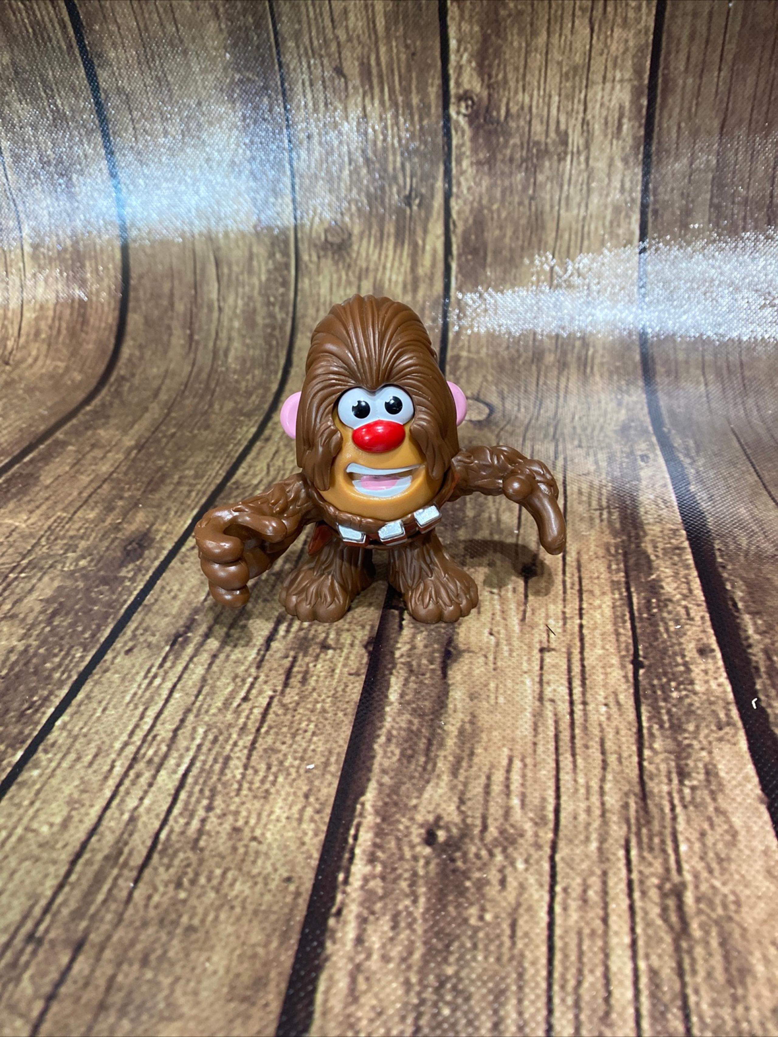 STAR WARS Playskool MR. POTATO HEAD as CHEWBACCA 3.5" Plastic Action Figure Toy
