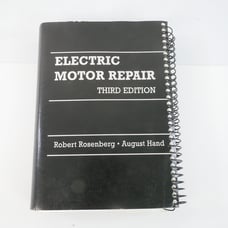 Electric Motor Repair 3rd Edition Robert Rosenberg August Hand Duo Wire Bound
