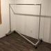Industrial Grade Z-Base Garment Rack 400lb Load with 62in extra long bar