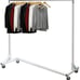 Industrial Grade Z-Base Garment Rack 400lb Load with 62in extra long bar