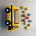 Vintage Little Tikes School Bus with 11 Little Tikes Figures, fair used cond.