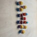 Vintage Little Tikes School Bus with 11 Little Tikes Figures, fair used cond.