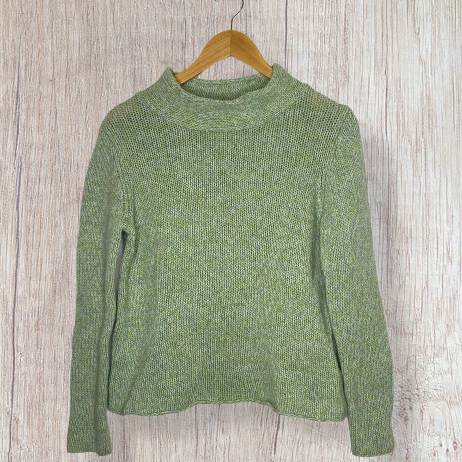 Eileen Fisher Green/Multi Turtleneck