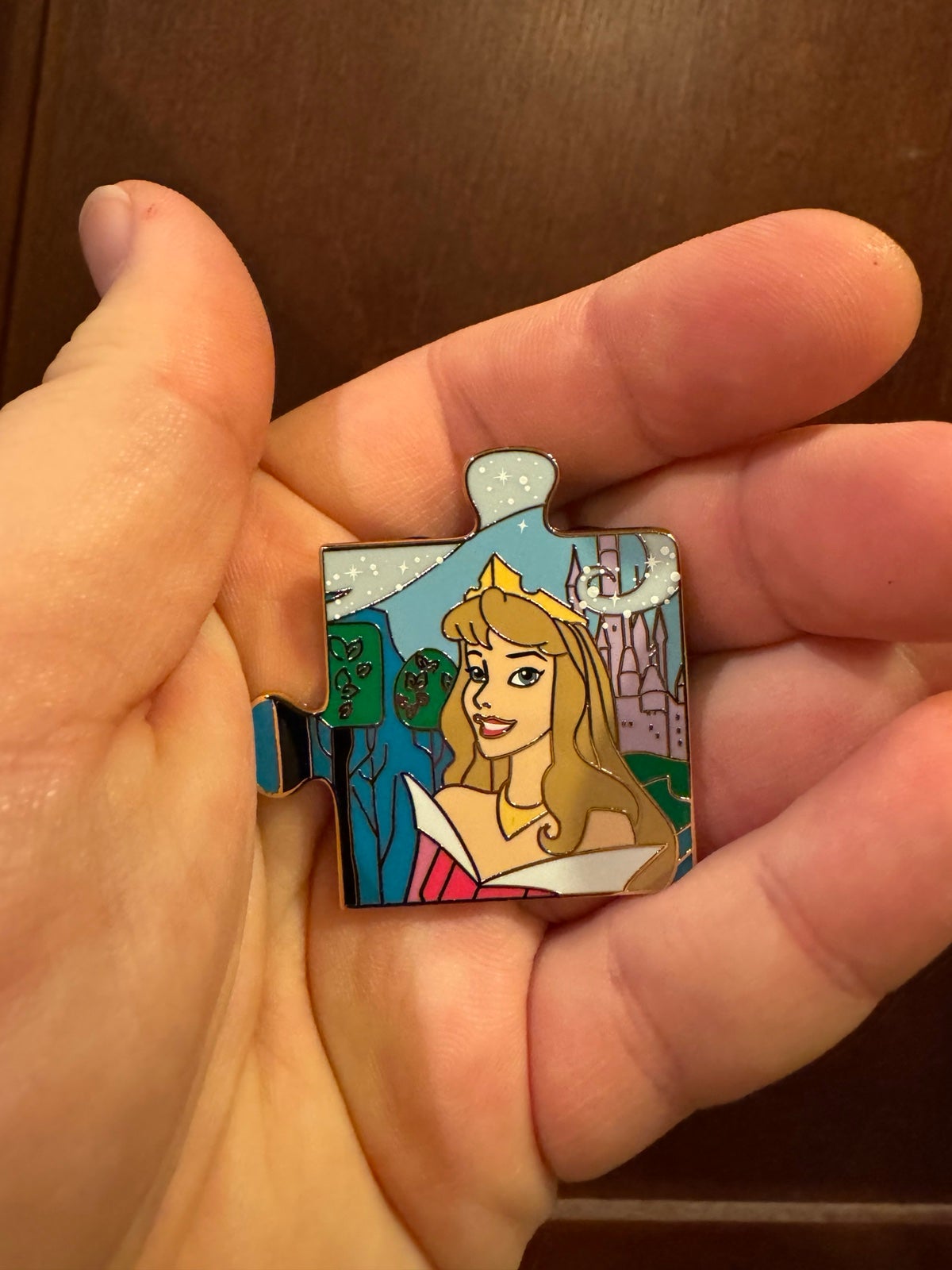 Aurora Sleeping Beauty Disney Princess Puzzle Pin
