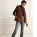 *NWT* Stella & Dot Faux Fur Vest in Brown Size Med
