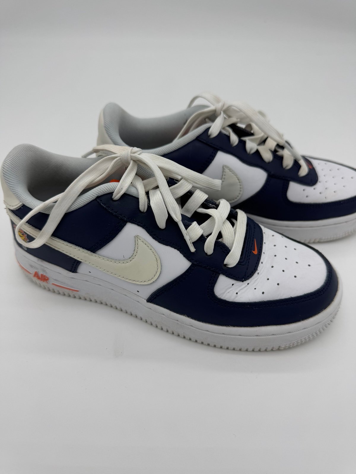 Nike Air Force 1 UV reactive shoes youth size 4