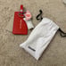 Glossier DC luggage tag