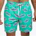 Chubbies The Apex Swimmer hammerhead shark neon Classic 7” Swim Trunk. S/M