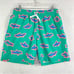 Chubbies The Apex Swimmer hammerhead shark neon Classic 7” Swim Trunk. S/M