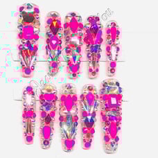 XXL SM ✝️ LOVE OF GOD Gel Press on Nails