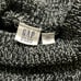 Gap Pullover Sweater XS Womens Black White Knit Mock Neck Long Sleeve Stretch
