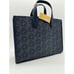 MICHAEL KORS Gigi logo coated canvas large tote grab crossbody bag- Admiral blue
