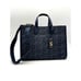 MICHAEL KORS Gigi logo coated canvas large tote grab crossbody bag- Admiral blue