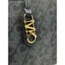 MICHAEL KORS Gigi logo coated canvas large tote grab crossbody bag- Admiral blue