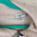J.CREW NWT Cream with Plaid Wide Button-Collar Pullover Sweatshirt LARGE BT357