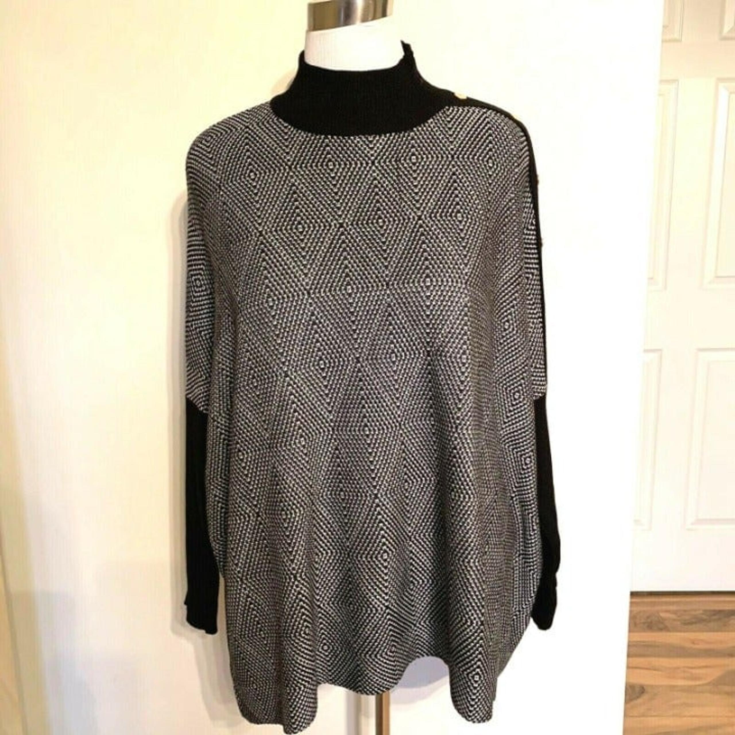 Joseph A. rayon oversized sweater M