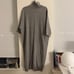 Cos Grey turtleneck knit dress with a relaxed fit #knitwear