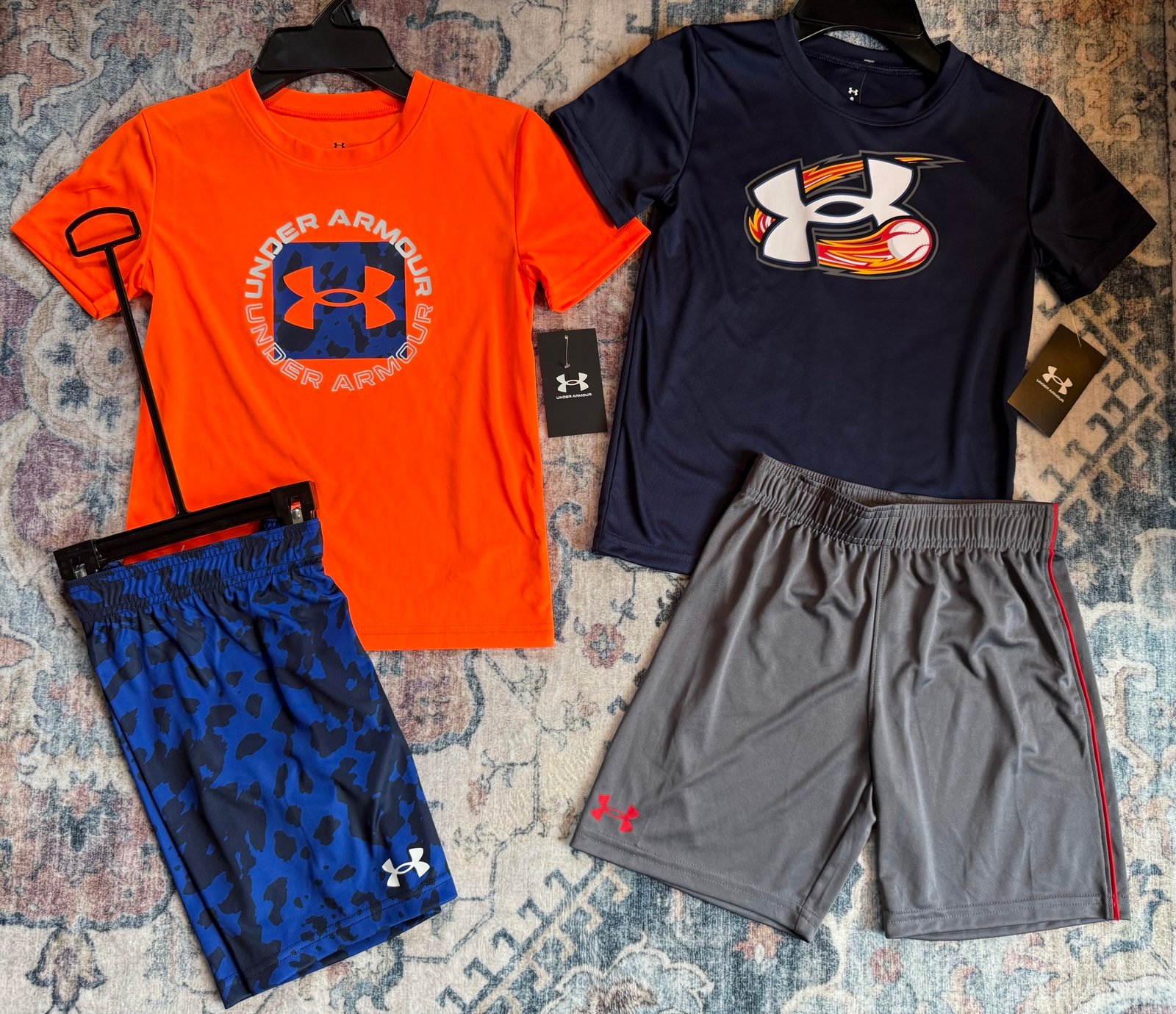Under Armour boys size 6 matching sets new