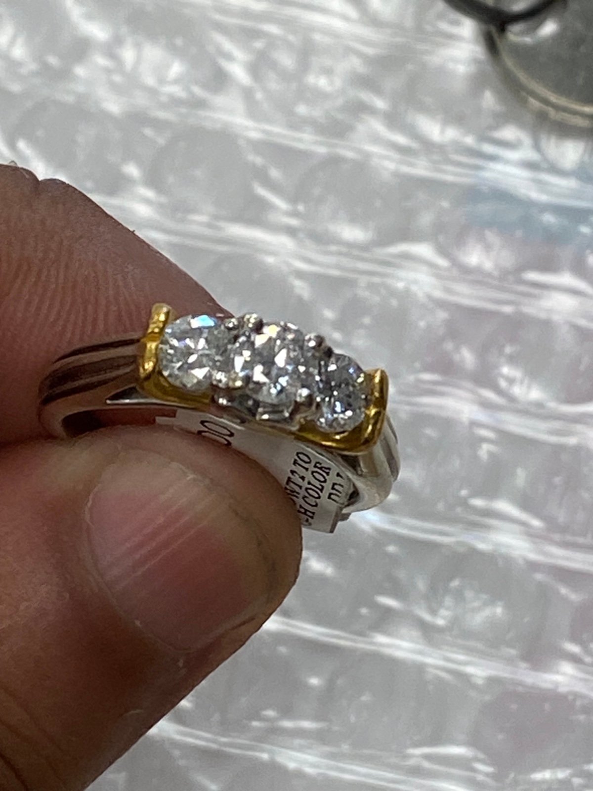 14K Yellow Gold 8mm Square Rotating Mens Ring in High