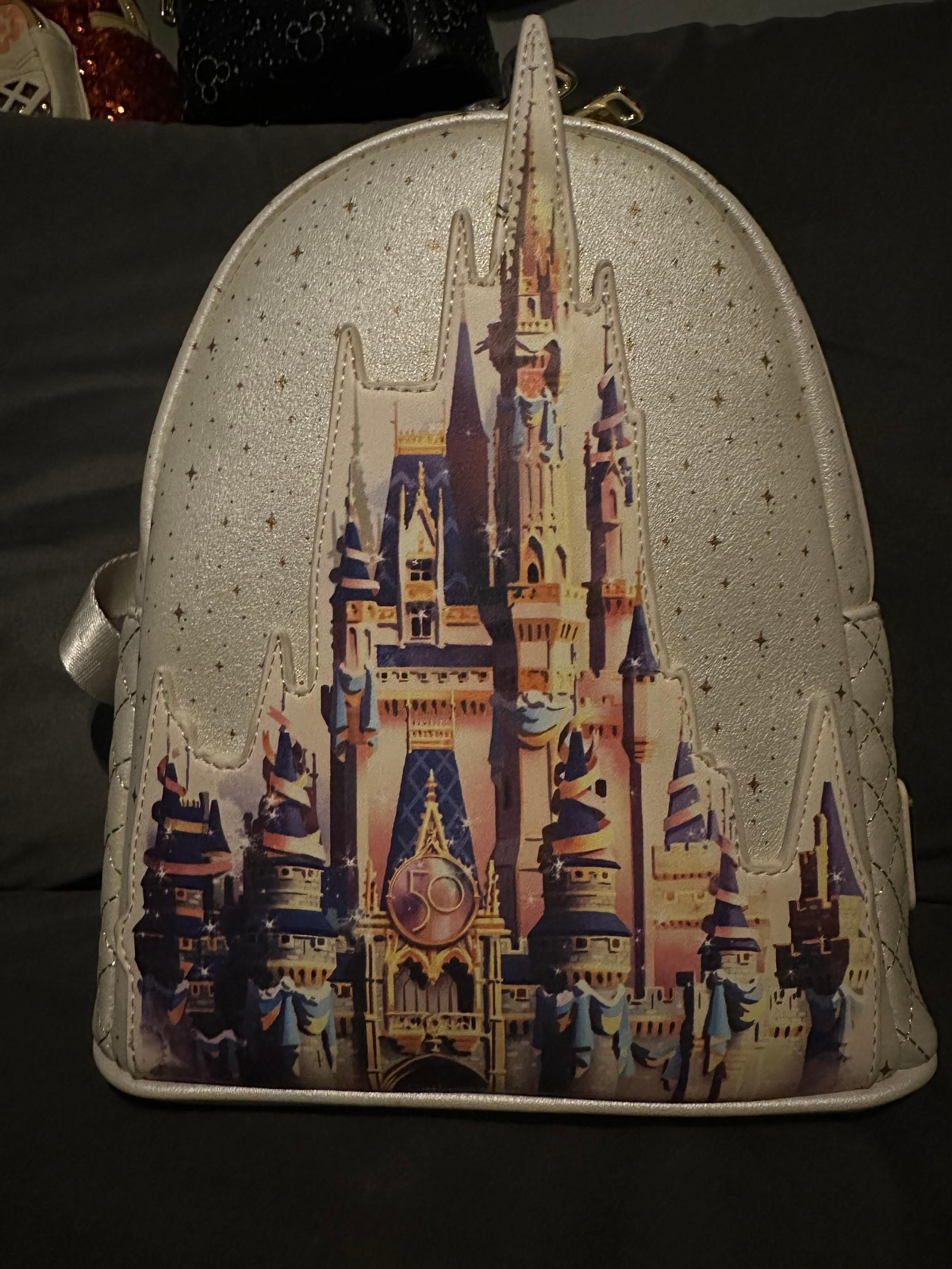 Loungefly Disney World 50th Anniversary Cinderella Castle BNWT