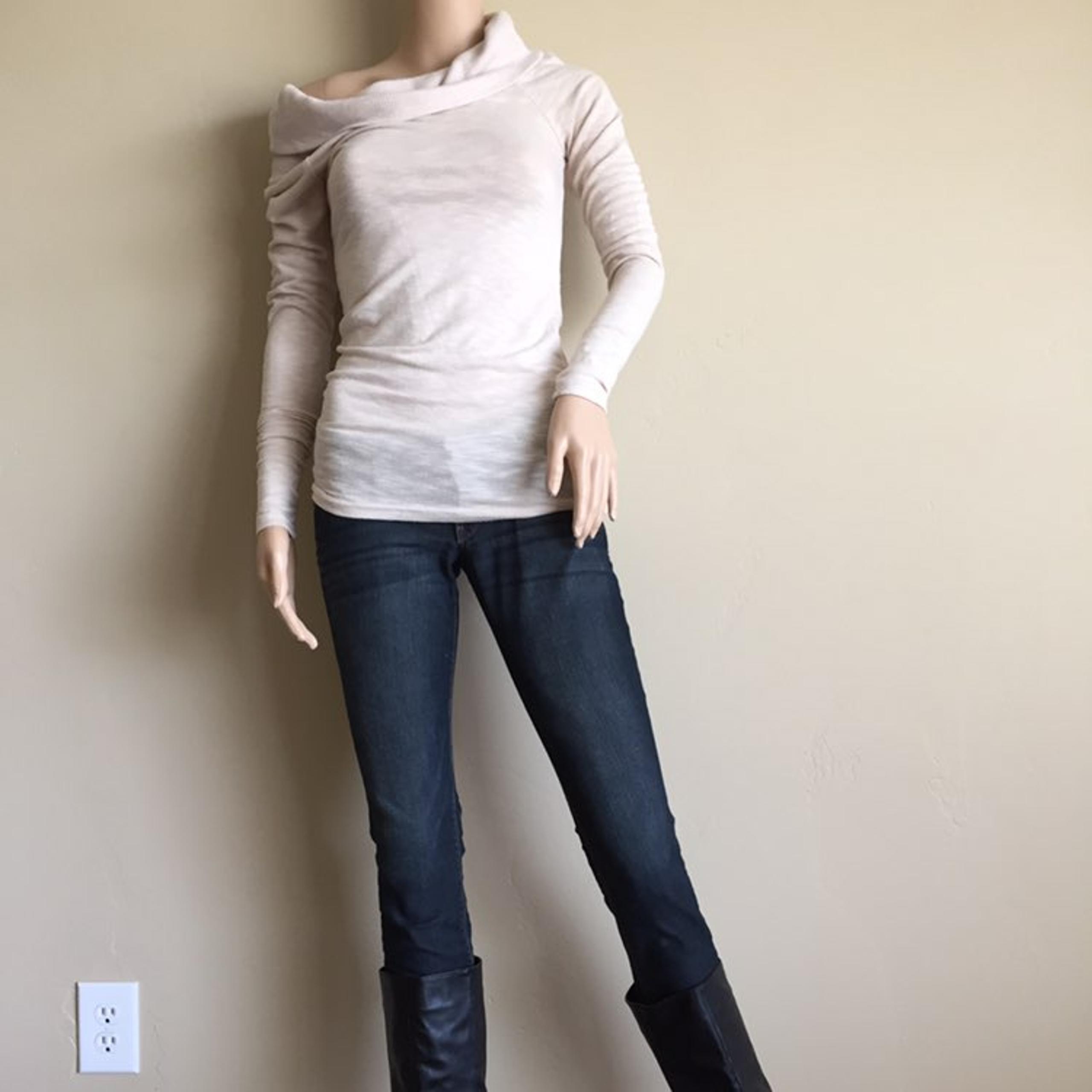 Poof Off-shoulder/cowl Neck Sweater