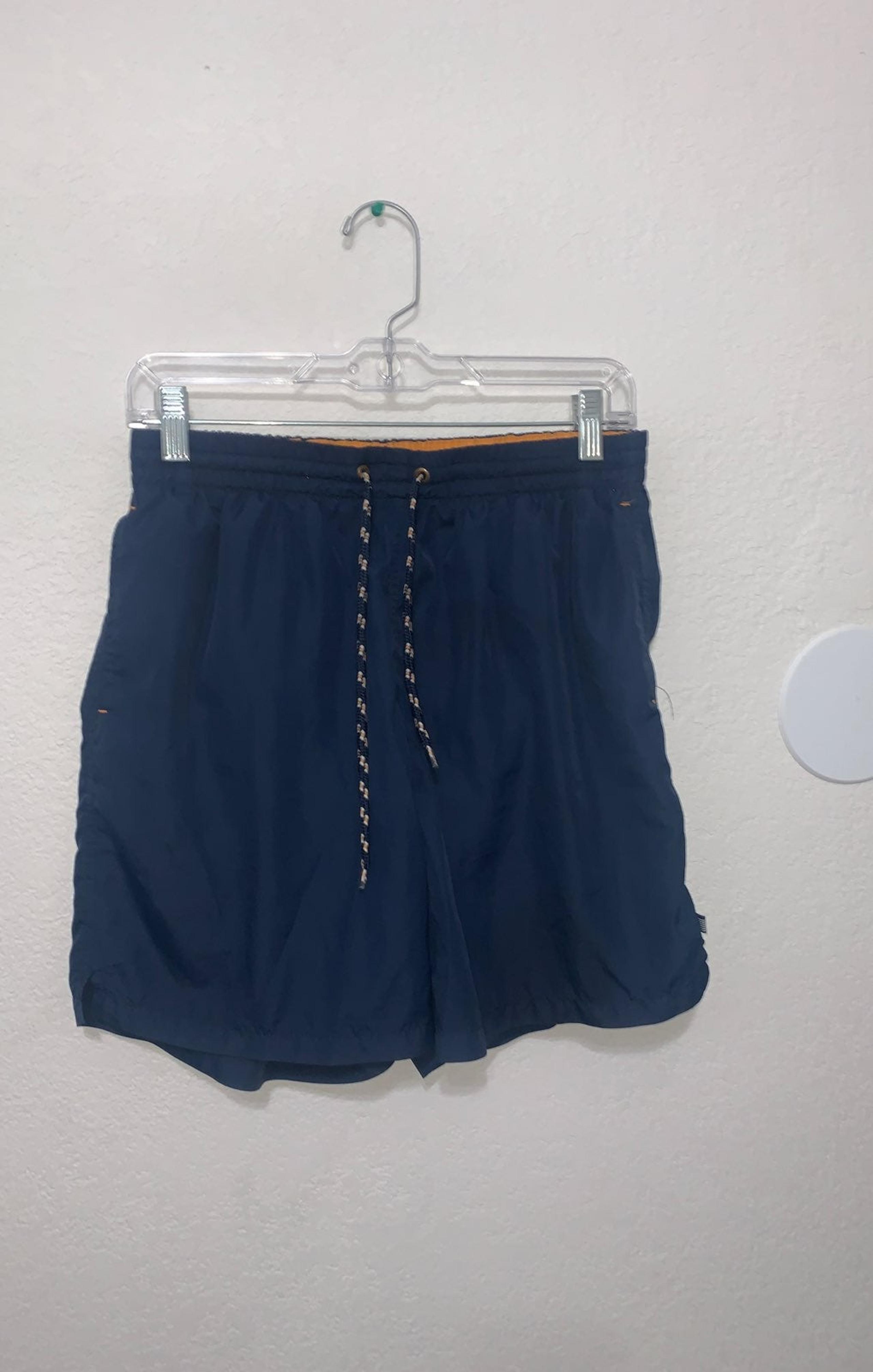 21 Men Navy Blue Athletic Shorts