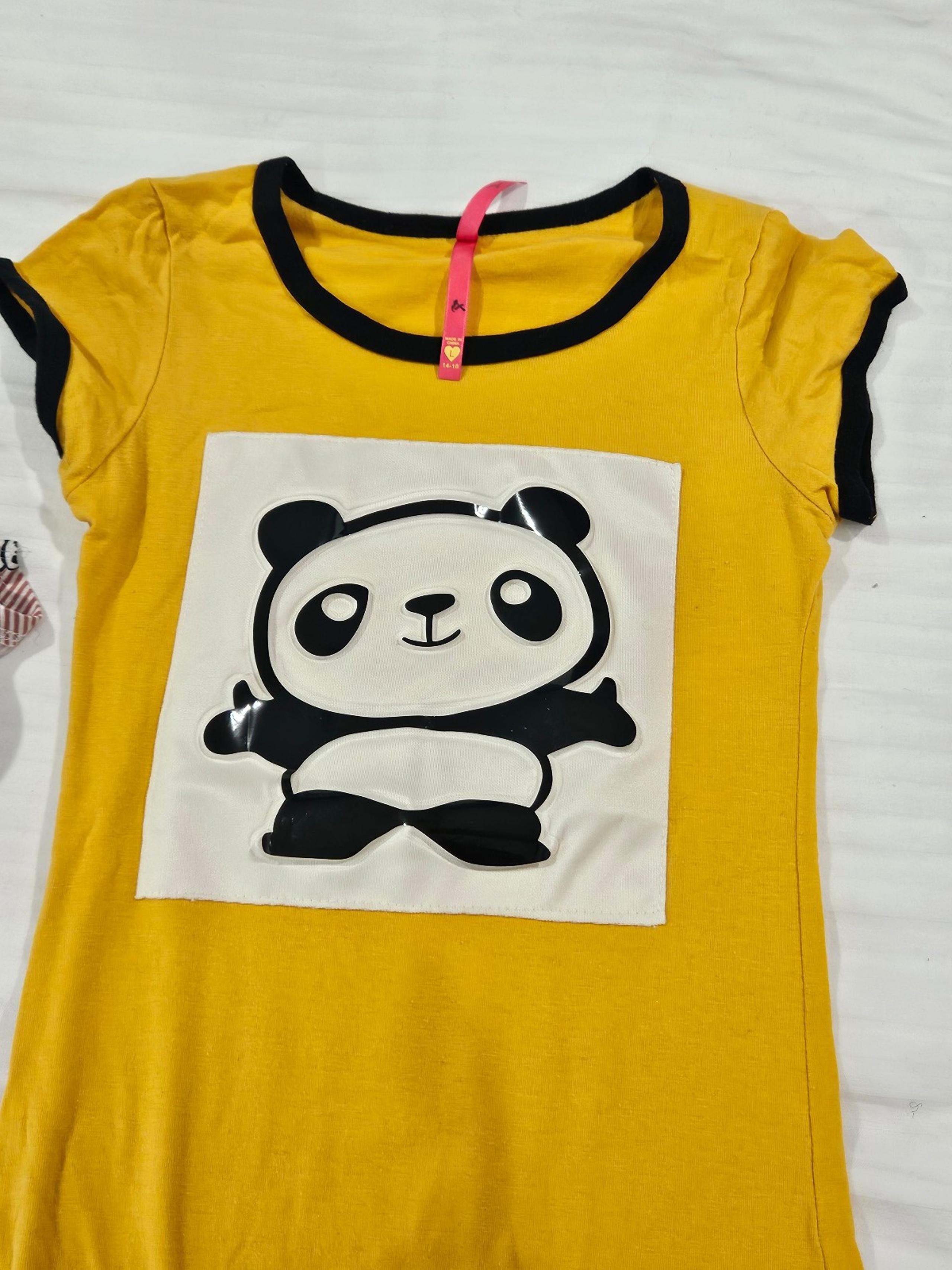 Kids Panda Shirt SIZE: 14-16