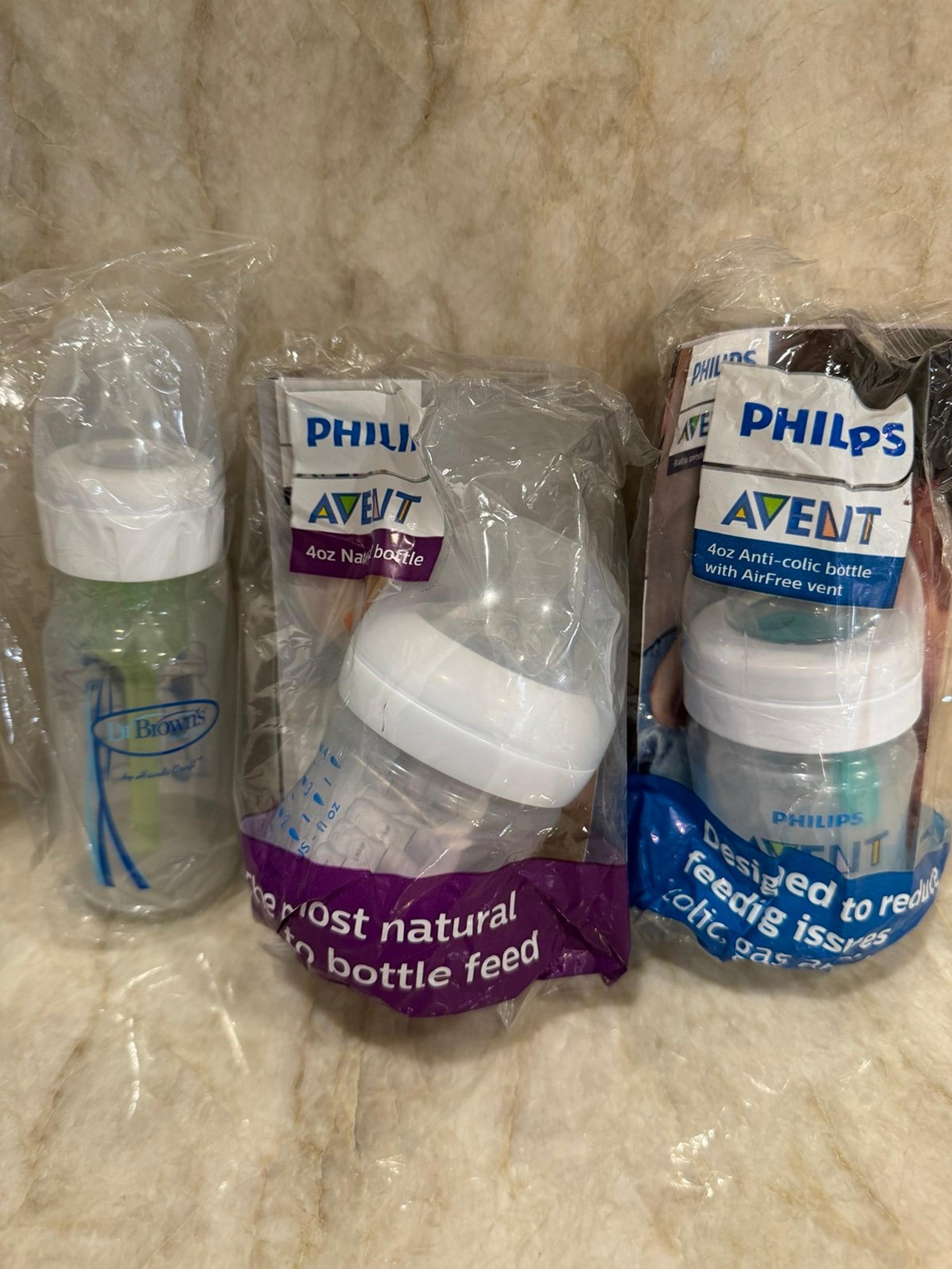 Avent and Dr Brown Baby Bottles