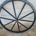 Vintage Pair Of 27 Horse Buggy Or Cart Replacement Wheels
