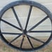 Vintage Pair Of 27 Horse Buggy Or Cart Replacement Wheels