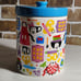 Disney Parks Mickey Mouse Icons Ceramic Cookie Jar Canister